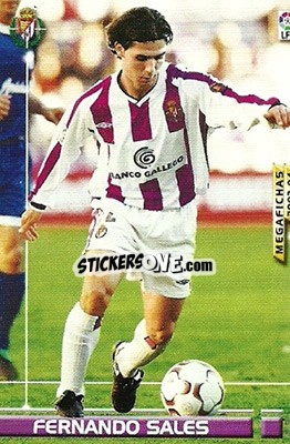 Cromo Fernando Sales - Liga 2003-2004. Megafichas - Panini