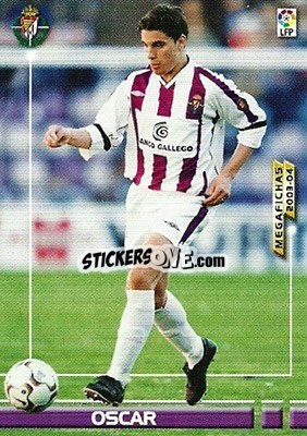 Cromo Oscar - Liga 2003-2004. Megafichas - Panini