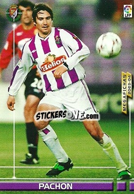 Sticker Pachon - Liga 2003-2004. Megafichas n. 323 - Panini