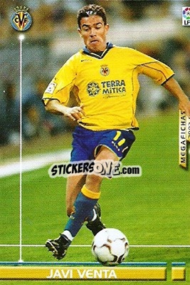 Cromo Javi Venta - Liga 2003-2004. Megafichas - Panini