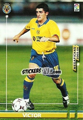 Sticker Victor - Liga 2003-2004. Megafichas n. 340 - Panini
