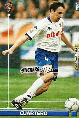 Sticker Cuartero - Liga 2003-2004. Megafichas n. 346 - Panini