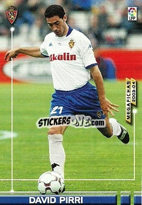 Figurina David Pirri - Liga 2003-2004. Megafichas - Panini