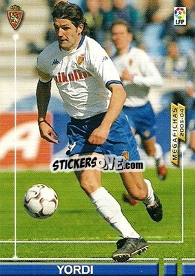 Cromo Yordi - Liga 2003-2004. Megafichas - Panini