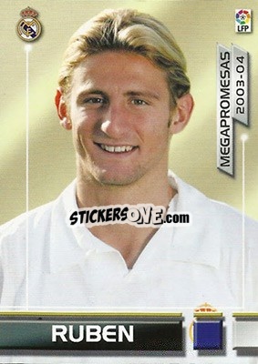 Cromo Ruben - Liga 2003-2004. Megafichas - Panini