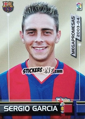 Sticker S.Garcia - Liga 2003-2004. Megafichas - Panini