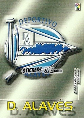 Sticker Deportivo Alaves - Liga 2003-2004. Megafichas n. 406 - Panini
