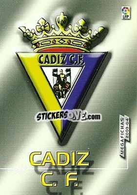 Sticker Cadiz - Liga 2003-2004. Megafichas n. 409 - Panini