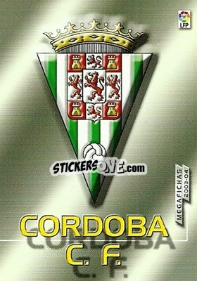 Sticker Cordoba - Liga 2003-2004. Megafichas - Panini