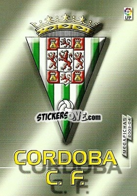 Sticker Cordoba - Liga 2003-2004. Megafichas n. 412 - Panini