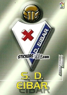 Sticker Eibar - Liga 2003-2004. Megafichas - Panini
