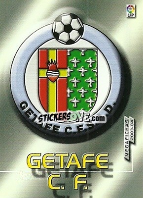 Sticker Getafe - Liga 2003-2004. Megafichas - Panini