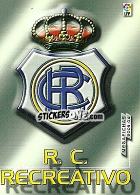 Sticker Recreativo de Huelva - Liga 2003-2004. Megafichas n. 422 - Panini