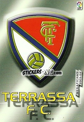 Cromo Terrasa - Liga 2003-2004. Megafichas - Panini