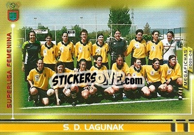 Cromo Lagunak - Liga 2003-2004. Megafichas - Panini