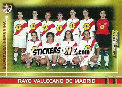 Sticker Rayo Vallecano - Liga 2003-2004. Megafichas n. 441 - Panini