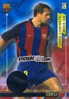 Sticker Cocu - Liga 2003-2004. Megafichas - Panini