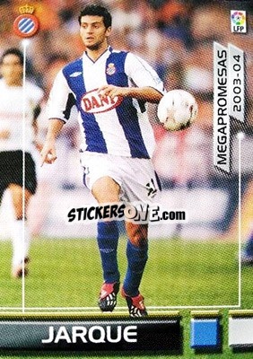 Figurina Jarque - Liga 2003-2004. Megafichas - Panini