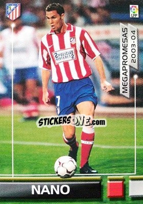 Sticker Nano - Liga 2003-2004. Megafichas - Panini