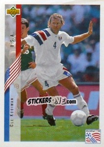 Sticker Cle Kooiman - World Cup USA 1994 - Upper Deck
