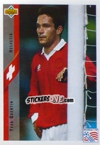 Cromo Yvan Quentin - World Cup USA 1994 - Upper Deck