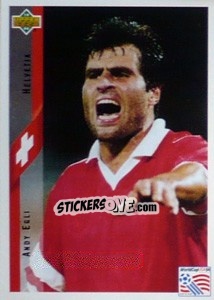 Sticker Andy Egli - World Cup USA 1994 n. 20 - Upper Deck