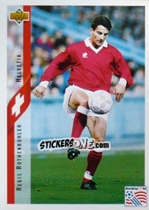Sticker Regis Rothenbuhler - World Cup USA 1994 n. 21 - Upper Deck