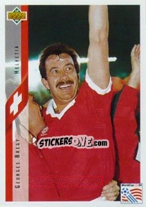 Figurina Georges Bregy - World Cup USA 1994 n. 23 - Upper Deck