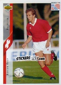 Sticker Adrian Knup - World Cup USA 1994 - Upper Deck