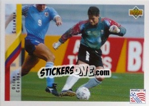 Sticker Oscar Cordoba - World Cup USA 1994 - Upper Deck