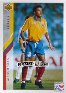 Cromo Alexis Mendoza - World Cup USA 1994 - Upper Deck