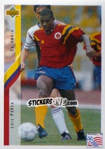 Sticker Luis Perea - World Cup USA 1994 - Upper Deck