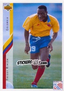 Cromo Freddy Rincon - World Cup USA 1994 - Upper Deck