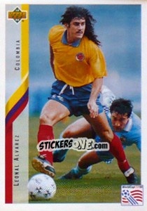 Figurina Leonal Alvarez - World Cup USA 1994 n. 38 - Upper Deck