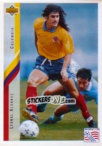 Sticker Leonal Alvarez - World Cup USA 1994 - Upper Deck