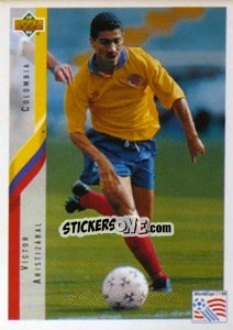 Sticker Victor Aristizabal - World Cup USA 1994 n. 43 - Upper Deck