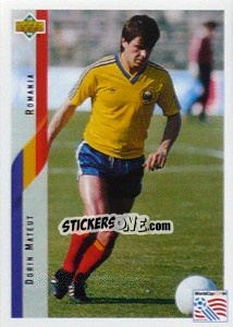Sticker Dorin Mateut - World Cup USA 1994 - Upper Deck