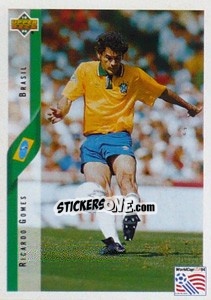 Sticker Ricardo Gomes - World Cup USA 1994 - Upper Deck