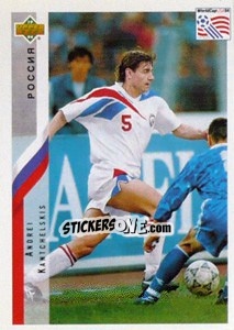 Sticker Andrei Kanchelskis - World Cup USA 1994 n. 80 - Upper Deck