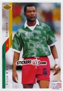 Sticker Victor N'Dip - World Cup USA 1994 n. 89 - Upper Deck