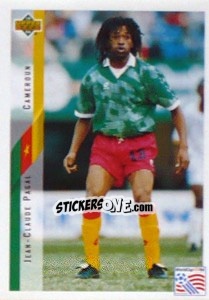 Sticker Jean-Claude Pagal - World Cup USA 1994 - Upper Deck