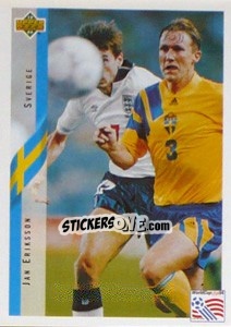 Sticker Jan Ericsson - World Cup USA 1994 - Upper Deck