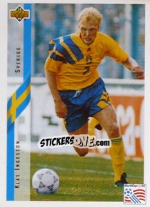 Cromo Klas Ingesson - World Cup USA 1994 - Upper Deck