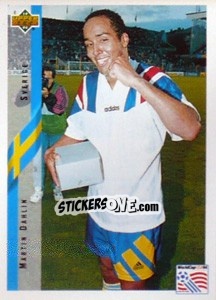 Sticker Martin Dahlin - World Cup USA 1994 - Upper Deck