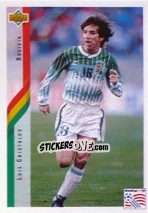 Sticker Luis Cristaldo - World Cup USA 1994 - Upper Deck