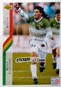 Sticker Marco Etcheverry - World Cup USA 1994 - Upper Deck