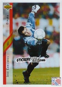 Sticker Jose Canizares - World Cup USA 1994 - Upper Deck
