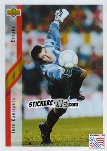 Sticker Jose Canizares - World Cup USA 1994 n. 124 - Upper Deck