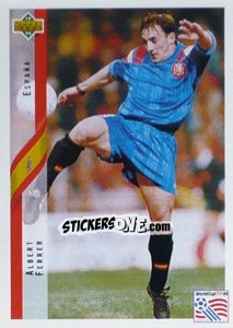 Sticker Albert Ferrer - World Cup USA 1994 - Upper Deck