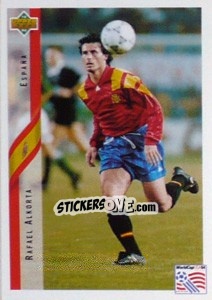 Sticker Rafael Alkorta - World Cup USA 1994 - Upper Deck